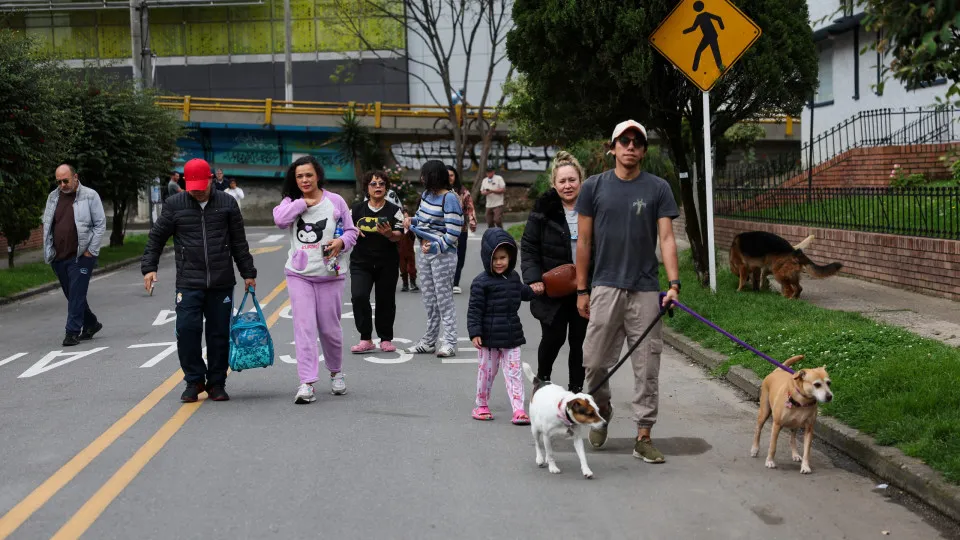 Terramoto em Bogotá, na Colômbia