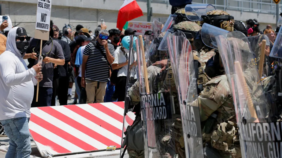 Guarda Nacional, Protestos, Los Angeles, 