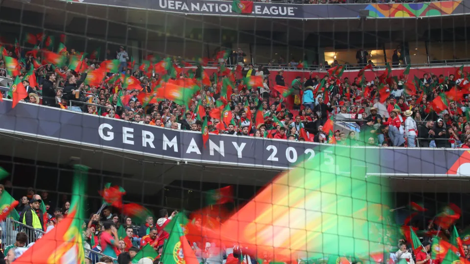 MUNICH, GERMANY - JUNE 8: Fans of Portugal during the UEFA Nations League 2025 final match between Portugal and Spain at Munich Football Arena on June 8, 2025 in Munich, Germany. (Photo by Severin Aichbauer/SEPA.Media /Getty Images)