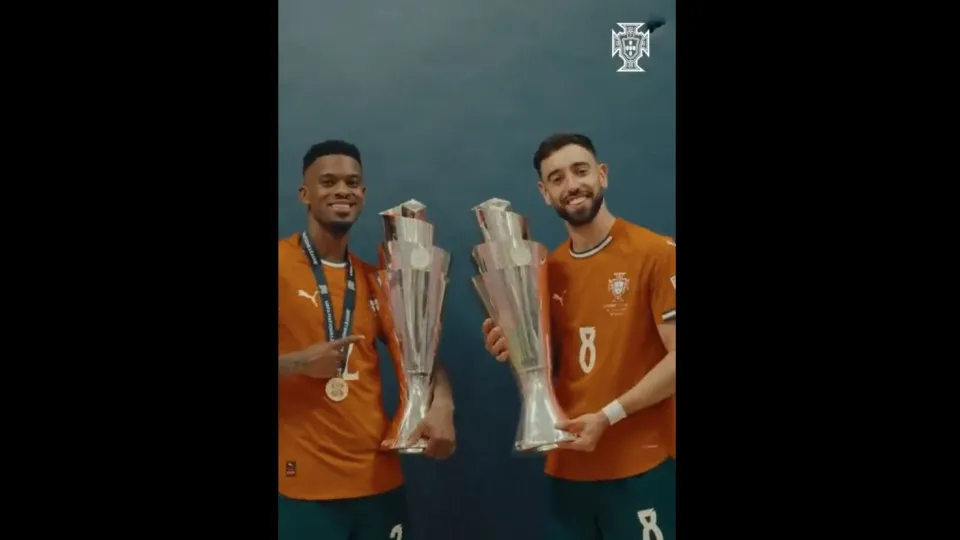 Nélson Semedo e Bruno Fernandes Liga das Nações