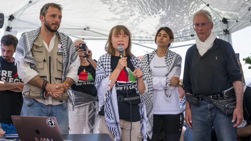 Greta Thunberg, Gaza, navio humanitário