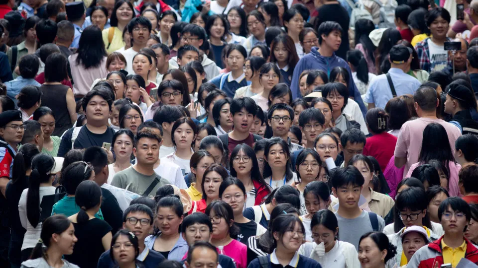 exames, china