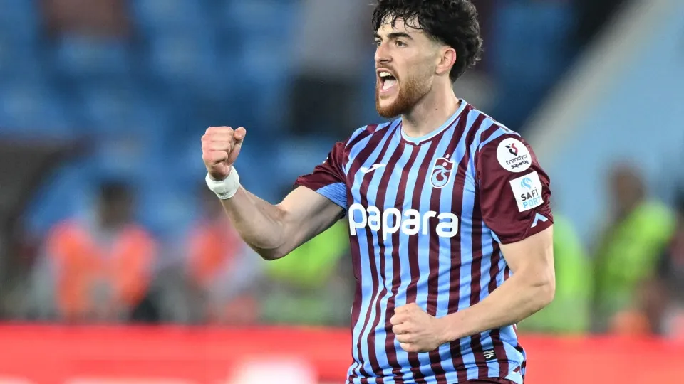 TRABZON, TURKIYE - MAY 25: Pedro Malheiro of Trabzonspor celebrates after scoring a goal during the Turkish Super Lig week 37 match between Trabzonspor and Reeder Samsunspor in Trabzon, Turkiye, on May 25, 2025. (Photo by Hakan Burak Altunoz/Anadolu via G