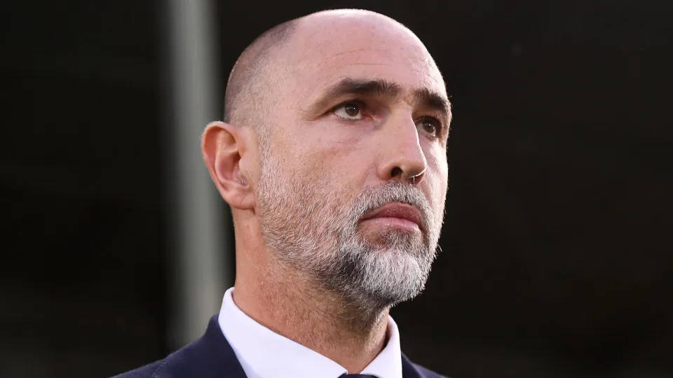 VENICE, ITALY - MAY 25:  Igor Tudor head coach of Juventus looks on during the Serie A match between Venezia and Juventus at Stadio Pier Luigi Penzo on May 25, 2025 in Venice, Italy. (Photo by Alessandro Sabattini/Getty Images)