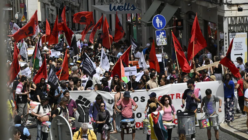 Manifestação contra o racismo em Lisboa
