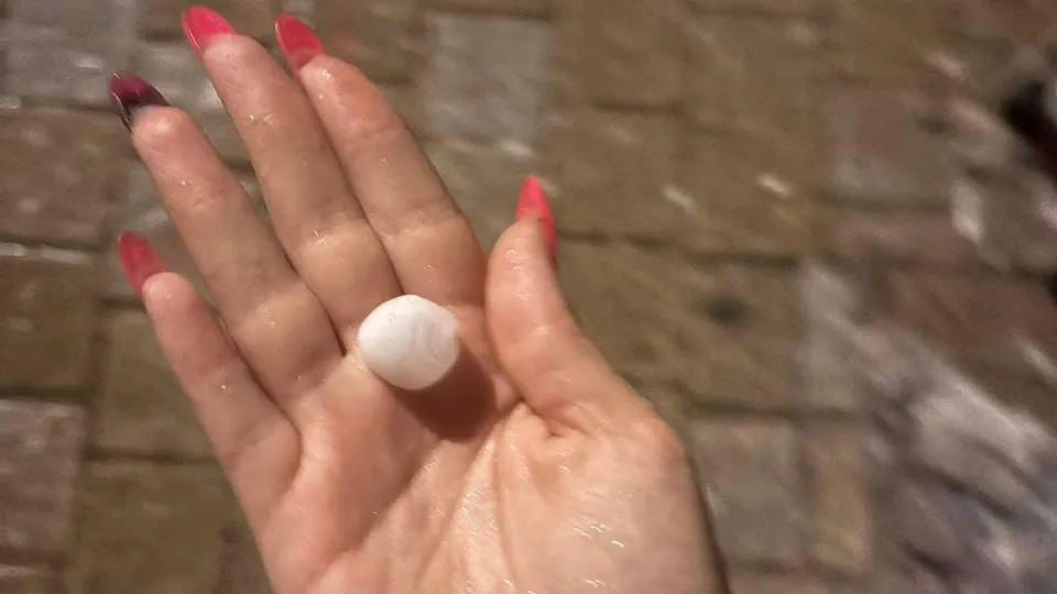 Tempestade de granizo no Norte do país