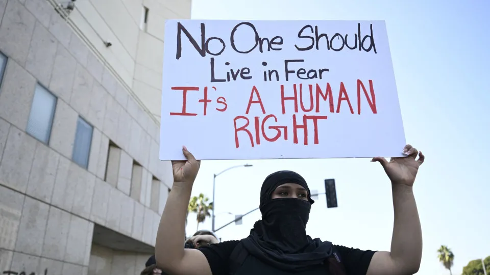 Los Angeles, EUA, protestos