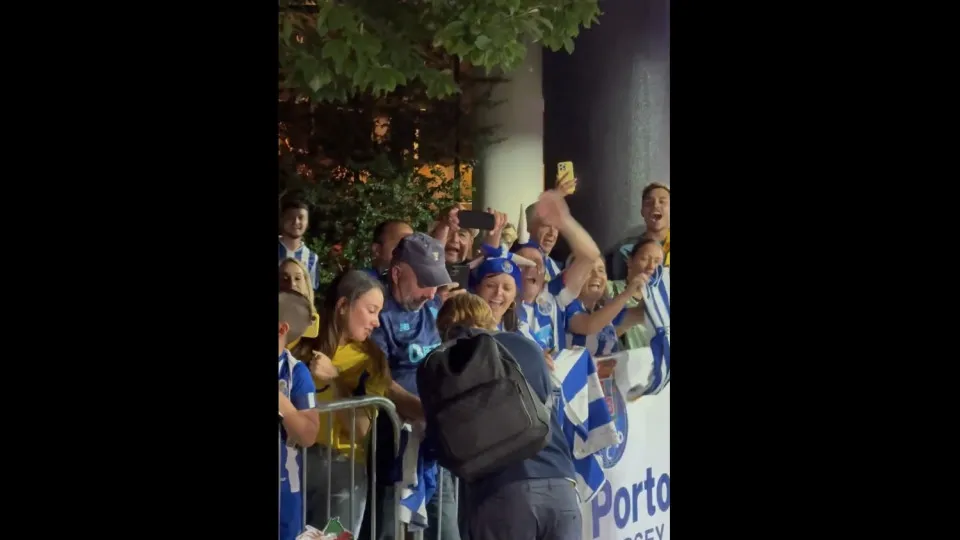 Chegada FC Porto Newark