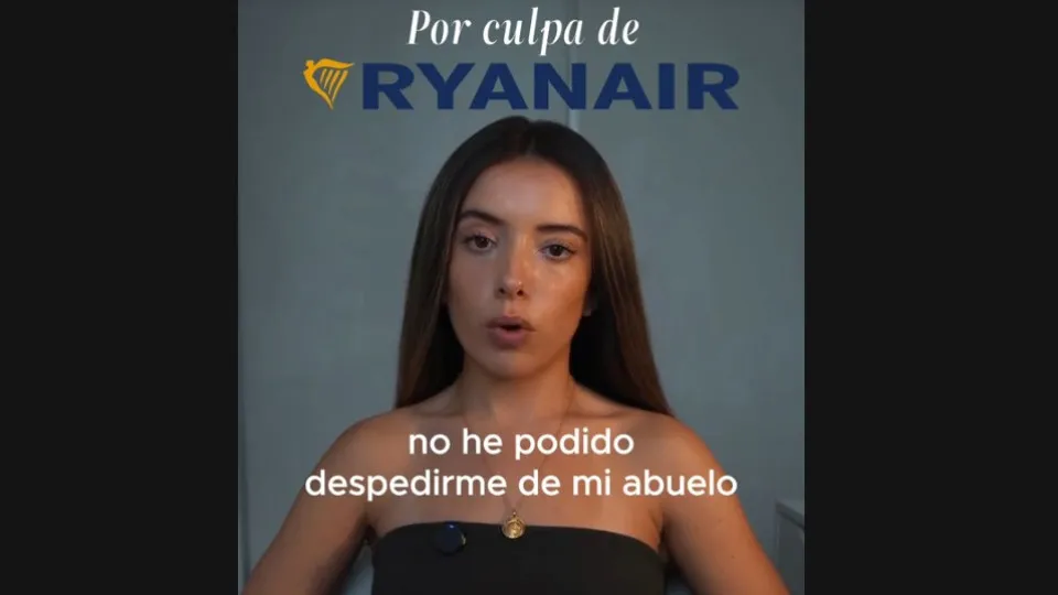 Jovem espanhola acusa Ryanair de a impedir de ver avô pela última vez