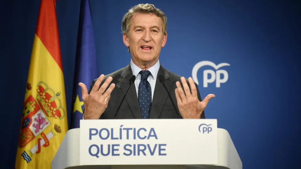  líder do Partido Popular, Alberto Núñez Feijóo, 