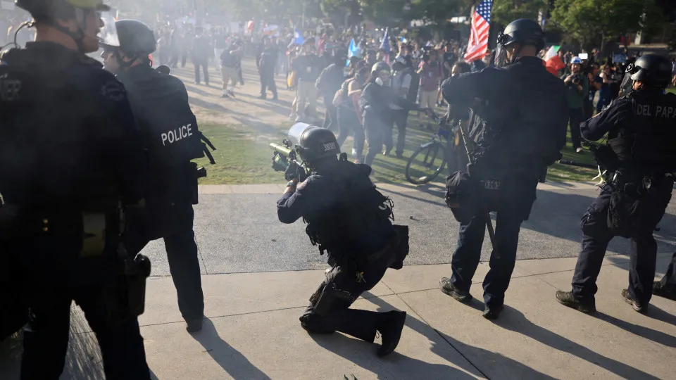 Protestos, Los Angeles, Estados Unidos, 