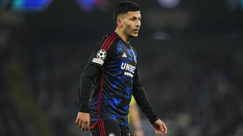 MANCHESTER, ENGLAND - MARCH 6: Roony Bardghji of FC Kobenhavn looks on during the UEFA Champions League 2023/24 round of 16 second leg match between Manchester City and F.C. Copenhagen at Etihad Stadium on March 6, 2024 in Manchester, United Kingdom. (Pho