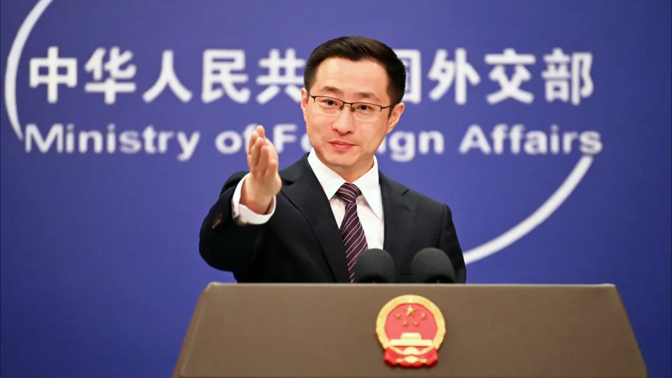 porta-voz do Ministério dos Negócios Estrangeiros chinês, Lin Jian
