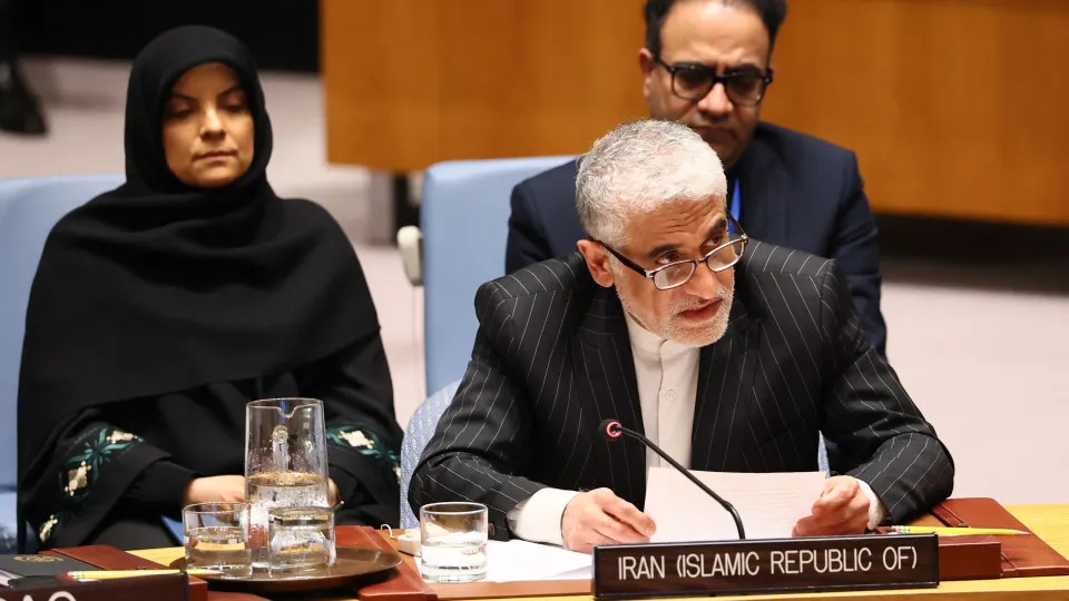  Amir Saeid Iravani, mbaixador iraniano na Organização das Nações Unidas (ONU),