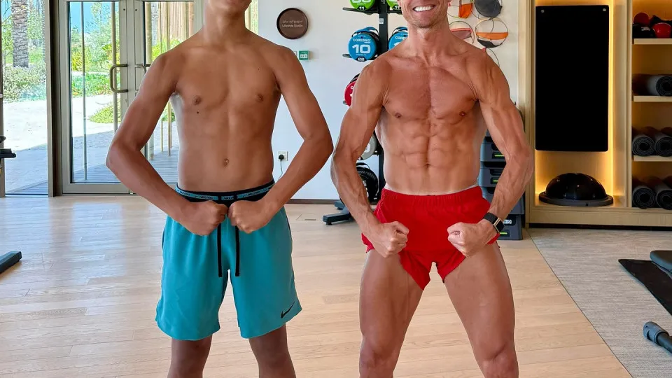 Cristiano Ronaldo e Cristianinho