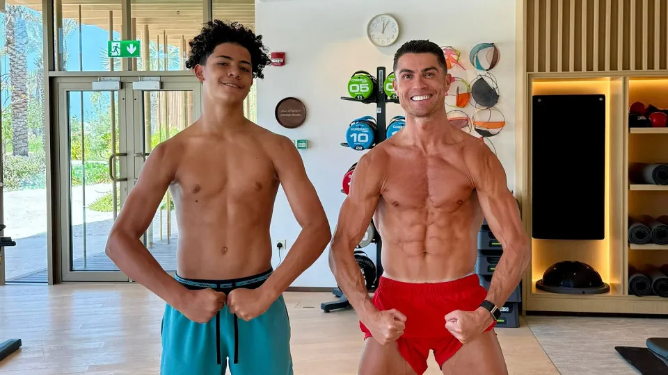 Cristiano Ronaldo e Cristianinho