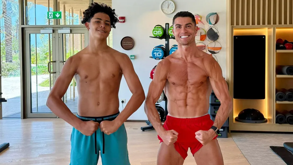 Cristiano Ronaldo e Cristianinho