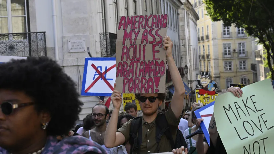 Protesto contra a turistificação, Lisboa, 