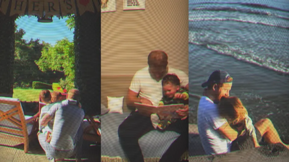 Príncipe Harry com os filhos