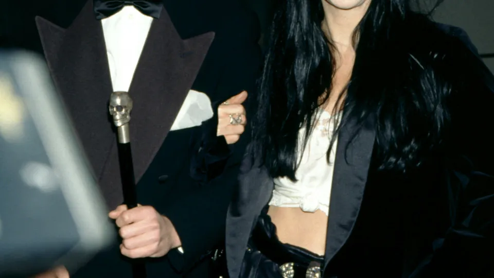 CENTURY CITY, CA - DECEMBER 7:  Elijah Blue Allman and his mother American singer and actress Cher attend the 5th Annual Fire and Ice Ball to Benefit Revlon UCLA Women Cancer Center on December 7, 1994 at the 20th Century Fox Studios in Century City, Cali