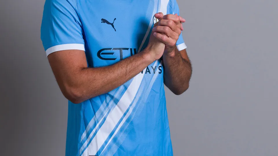 BOCA RATON, FLORIDA - JUNE 13: Rayan Cherki of Manchester City poses for a portrait during the official FIFA Club World Cup 2025 Portrait Session on June 13, 2025 in Boca Raton, Florida. (Photo by Carmen Mandato - FIFA/FIFA via Getty Images)