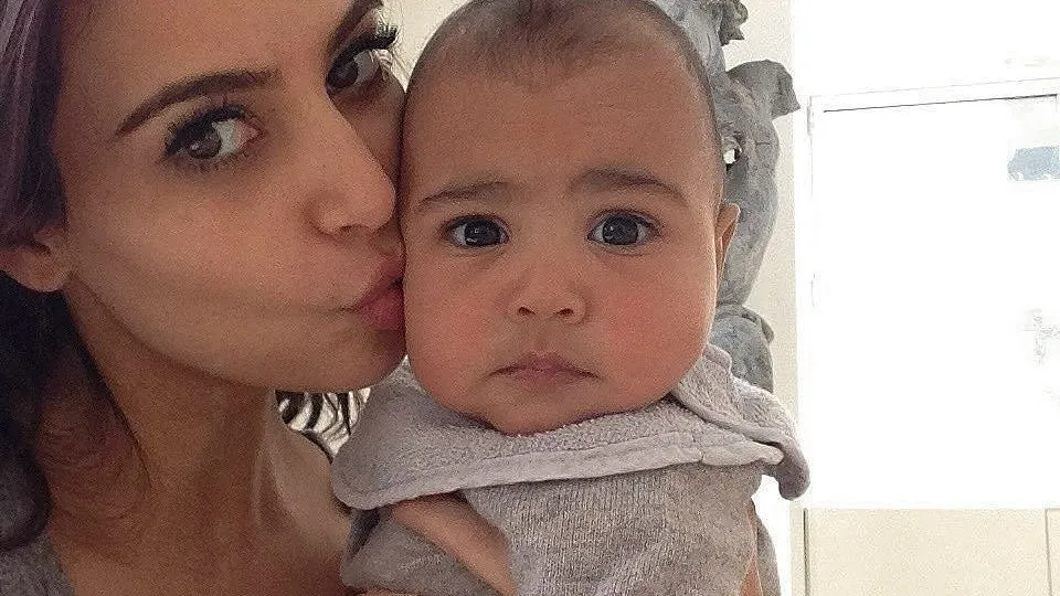 Kim Kardashian e North