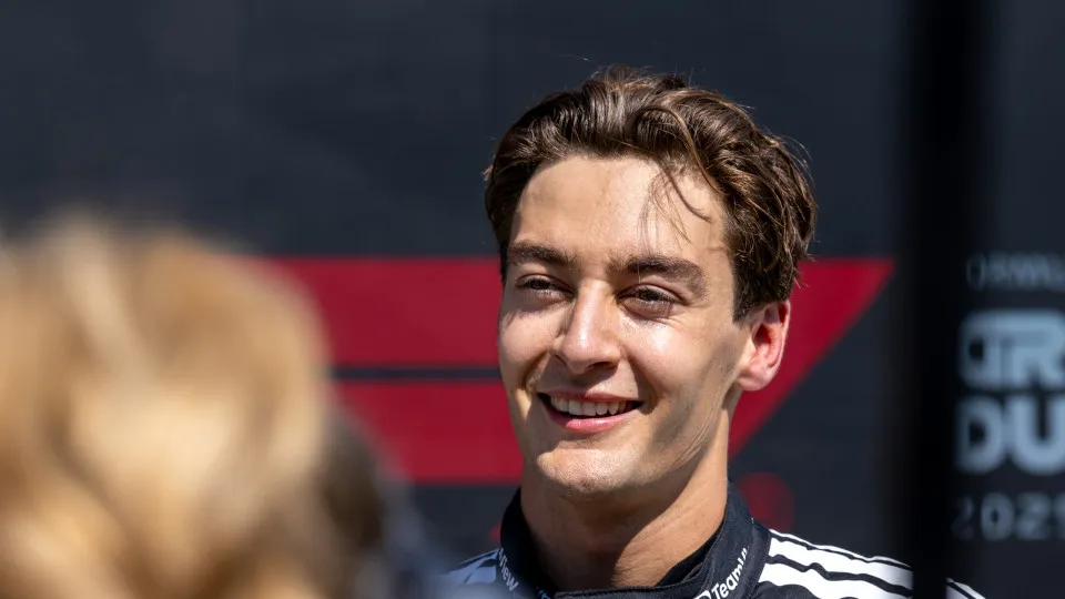 George Russell no GP do Canadá de F1 em 2025.