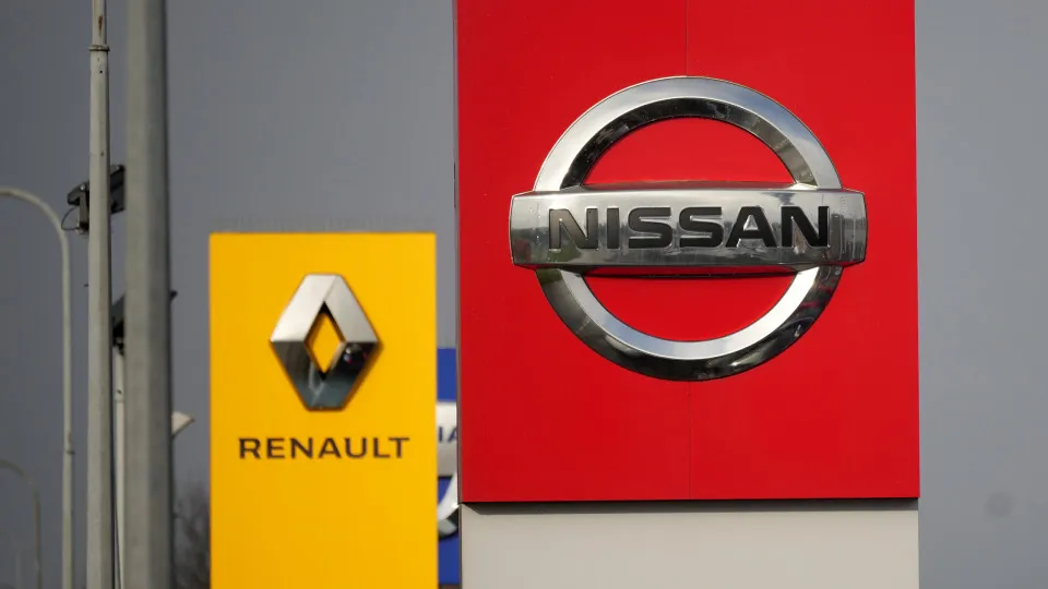 Logótipos da Renault e da Nissan