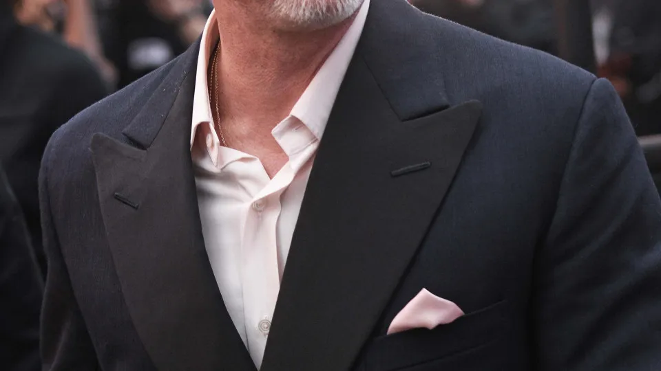 NEW YORK, NY - JUNE 16:  Brad Pitt is seen on June 16, 2025 in New York City.  (Photo by Patricia Schlein/Star Max/GC Images)