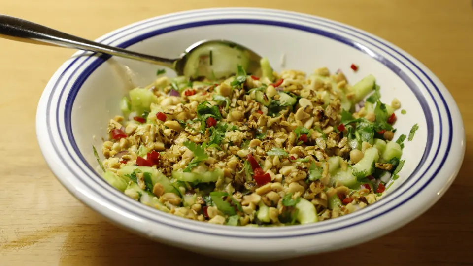 salada pepino tailândia