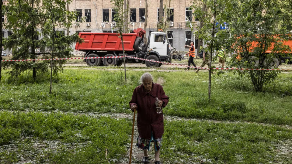 Ataque russo em Kyiv ; Ucrânia ; Rússia ; Guerra