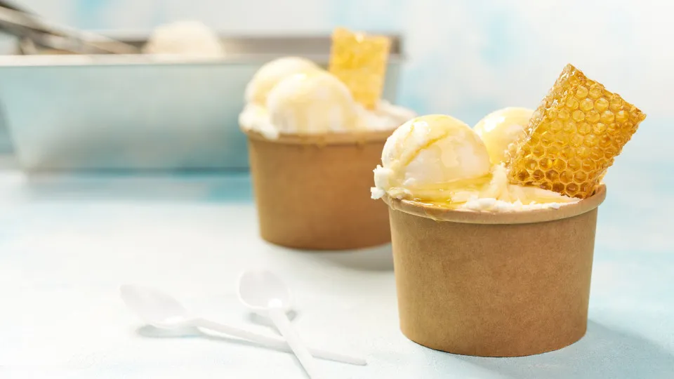 gelado de mel