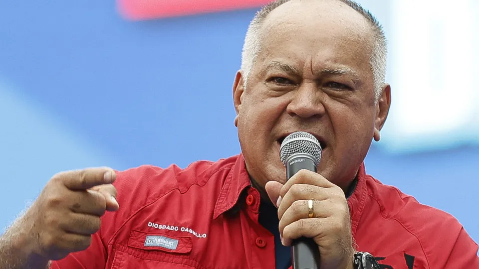 ministro venezuelano do Interior e da Justiça, Diosdado Cabello,