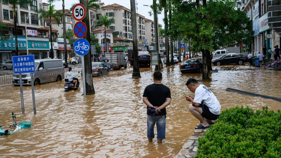 inundações China