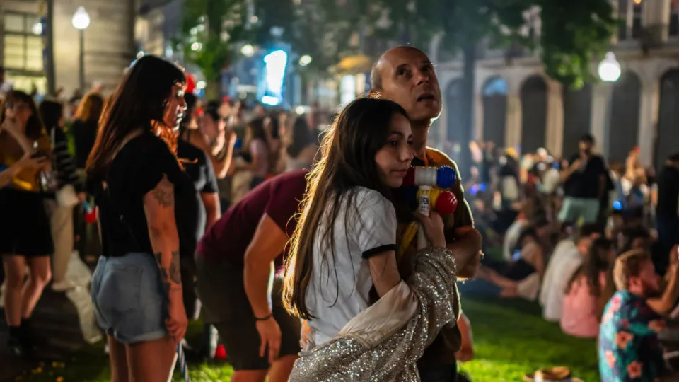 São João à noite no Porto