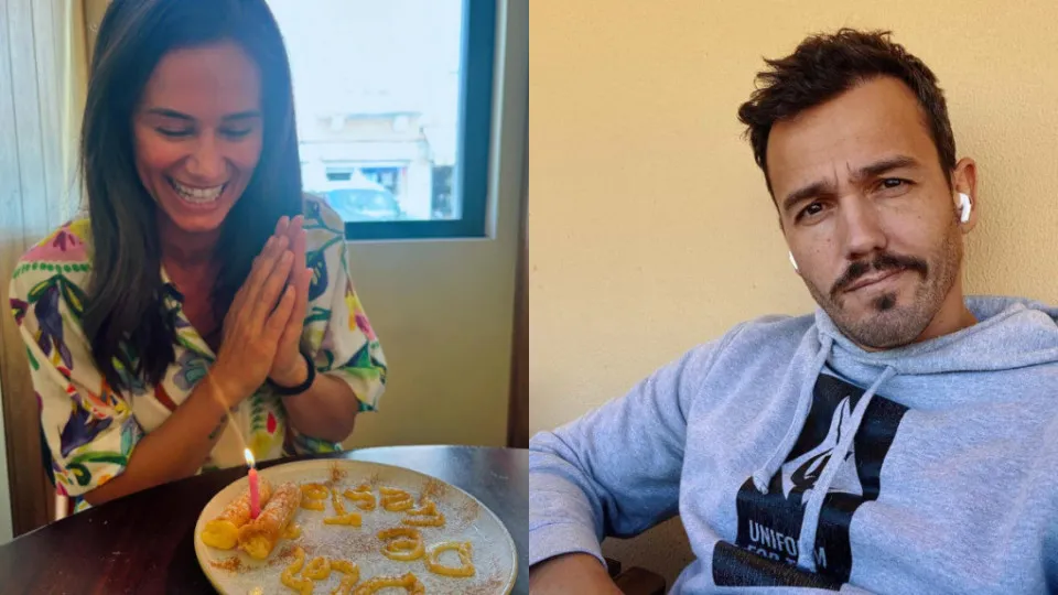Cláudia Vieira e Pedro Teixeira