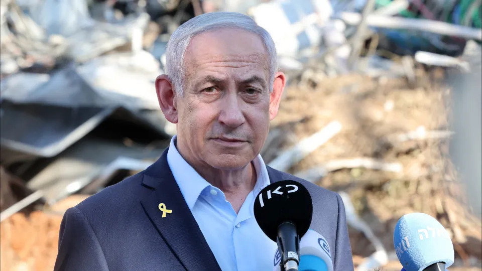 Primeiro-ministro israelita, Benjamin Netanyahu