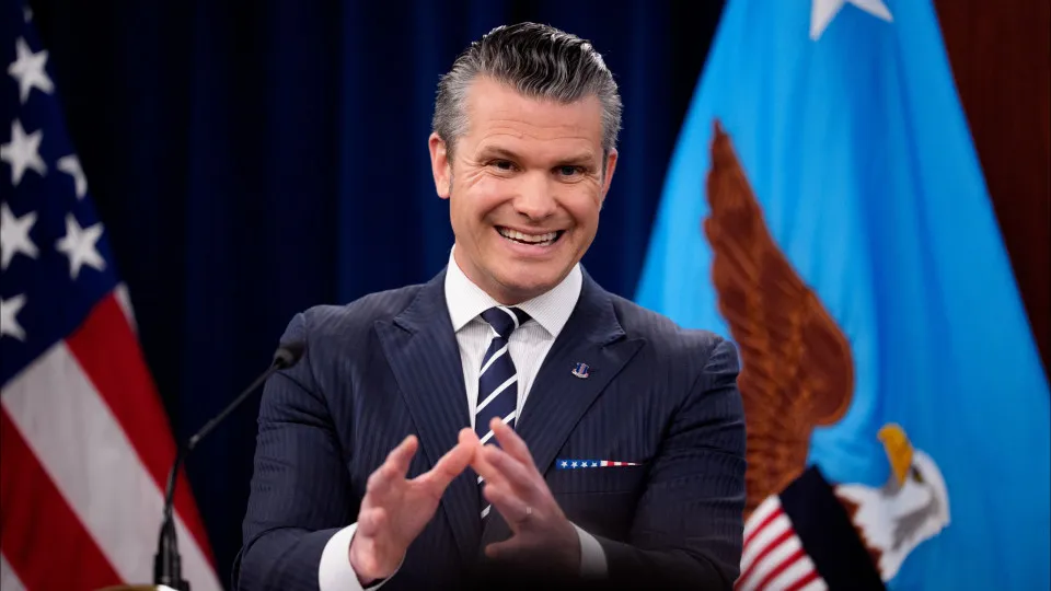 Secretário da Defesa norte-americano, Pete Hegseth