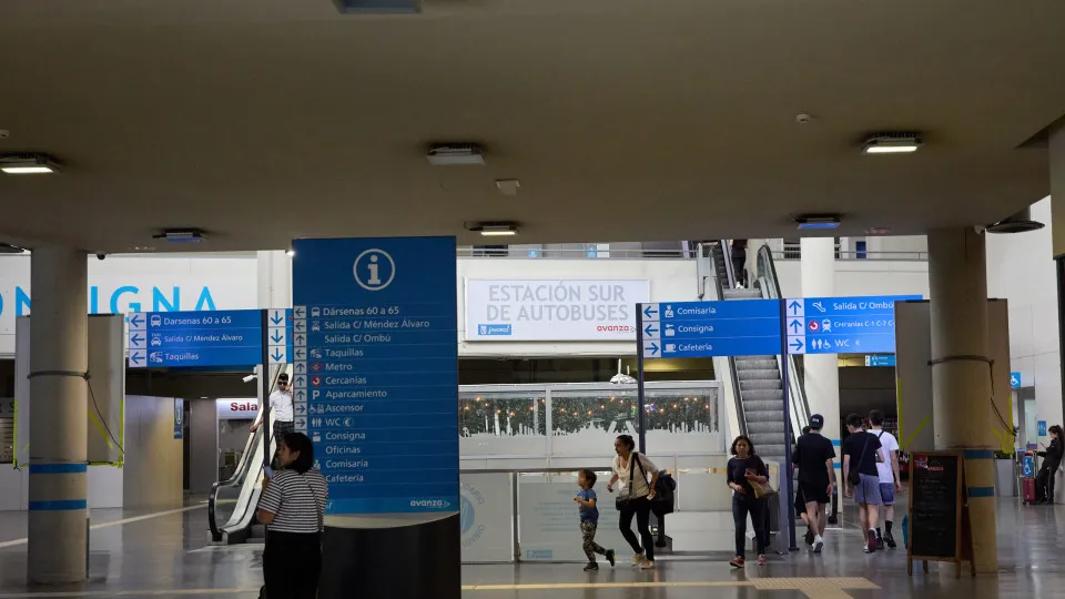 estação de autocarros de Méndez Alvaro de Madrid