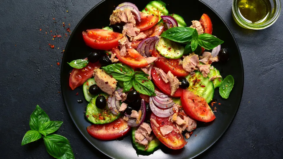 salada de atum