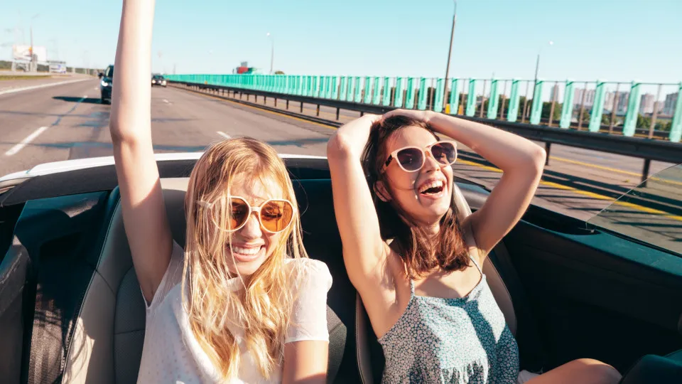 mulheres, carro, verão