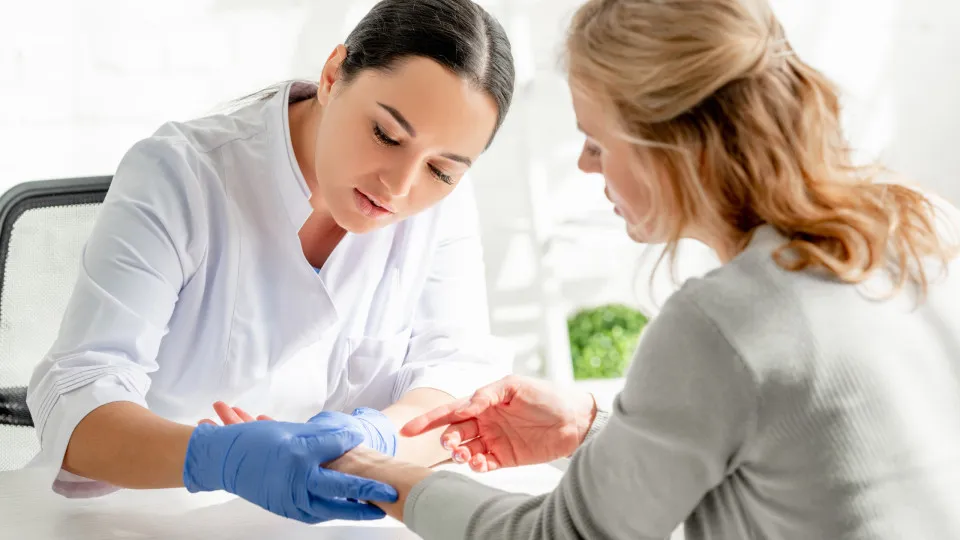 Dermatologista, pele