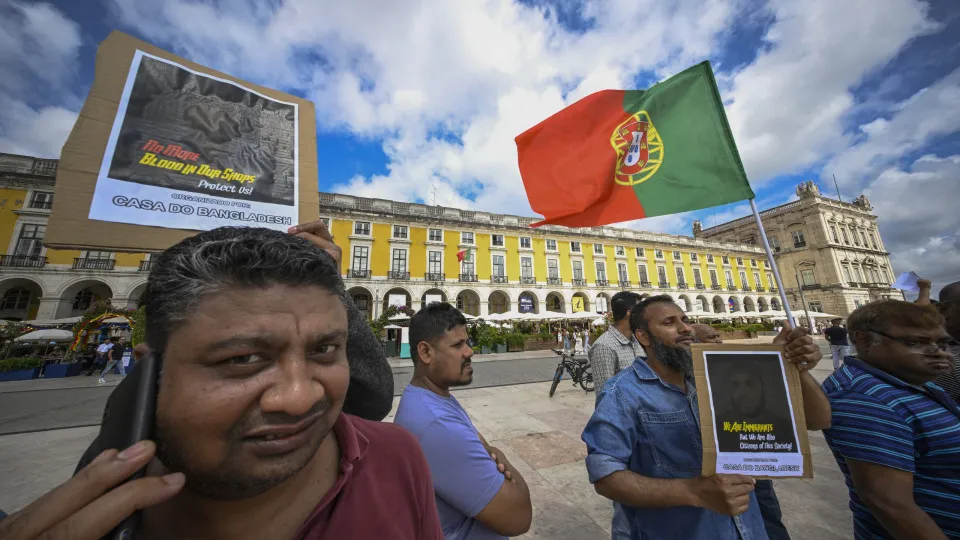 Manifestação, Imigrantes, 