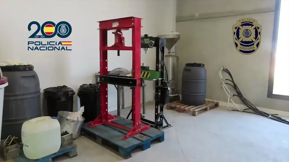 Laboratório de cocaína em Badajoz