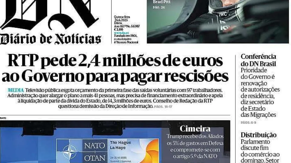jornais 26 de junho 2025