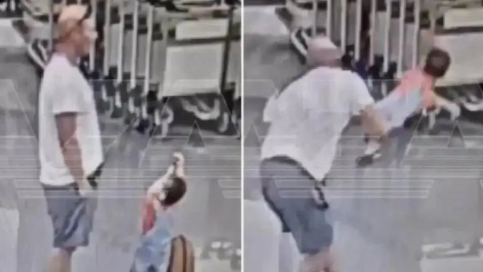 Aeroporto Internacional de Sheremetyevo, agressão a criança, 