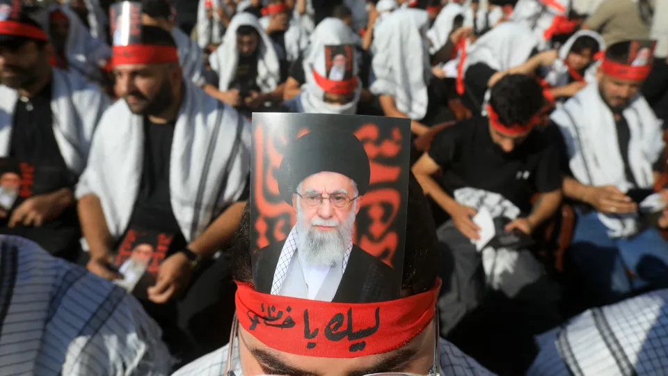 Ayatollah Ali Khamenei.