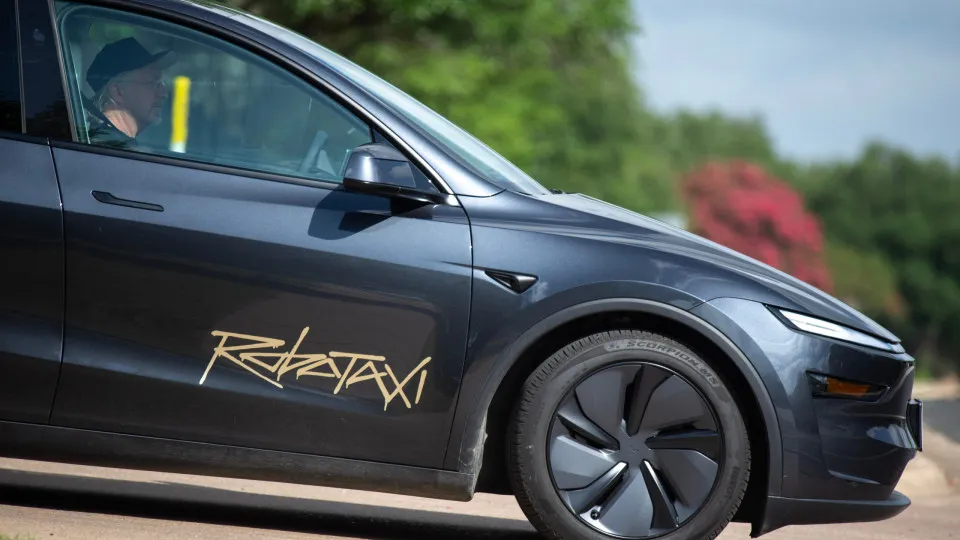 Robotáxi da Tesla em Austin.