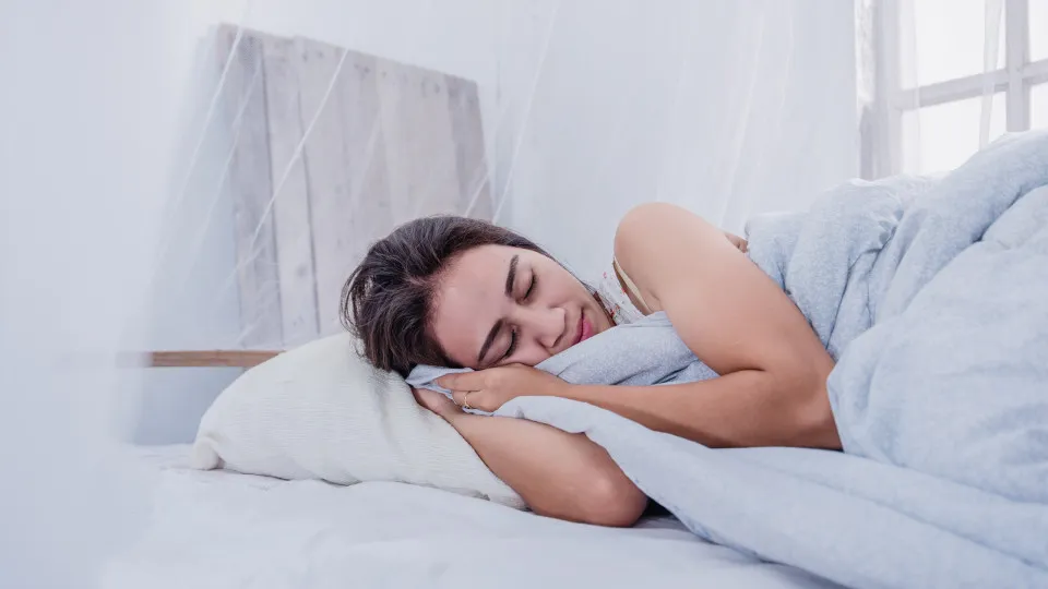Dormir, rede, melgas