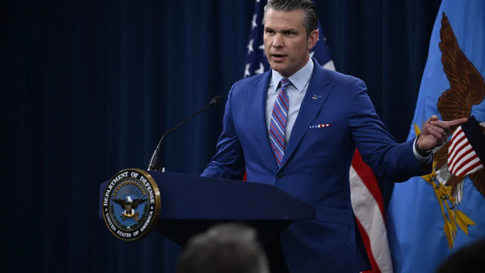 Pete Hegseth, secretário da Defesa norte-americano,